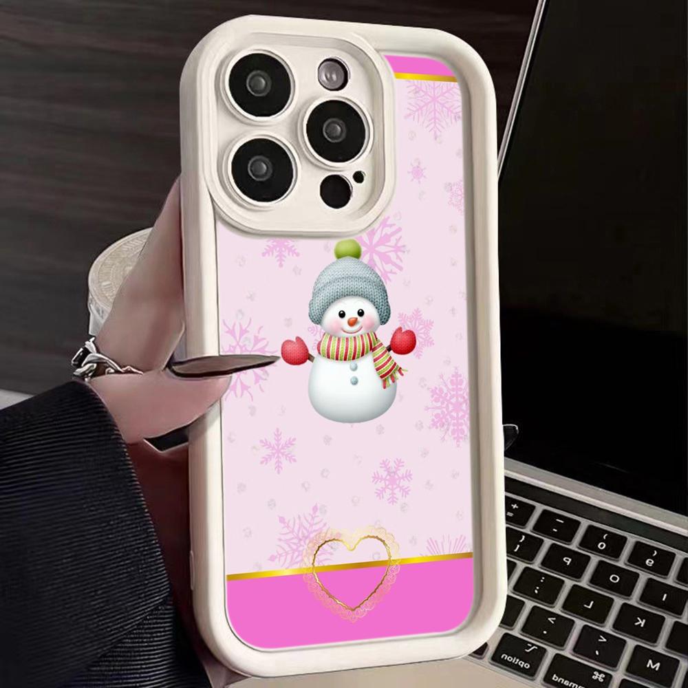 Ae108 Happy New Year Merry Christmas Phone Cases for Xiaomi 14T 12 11 Lite 5G NE Redmi 13C 14C 9a A3 Note 12 Pro 11s Angel Eye Ladder Protective Cover