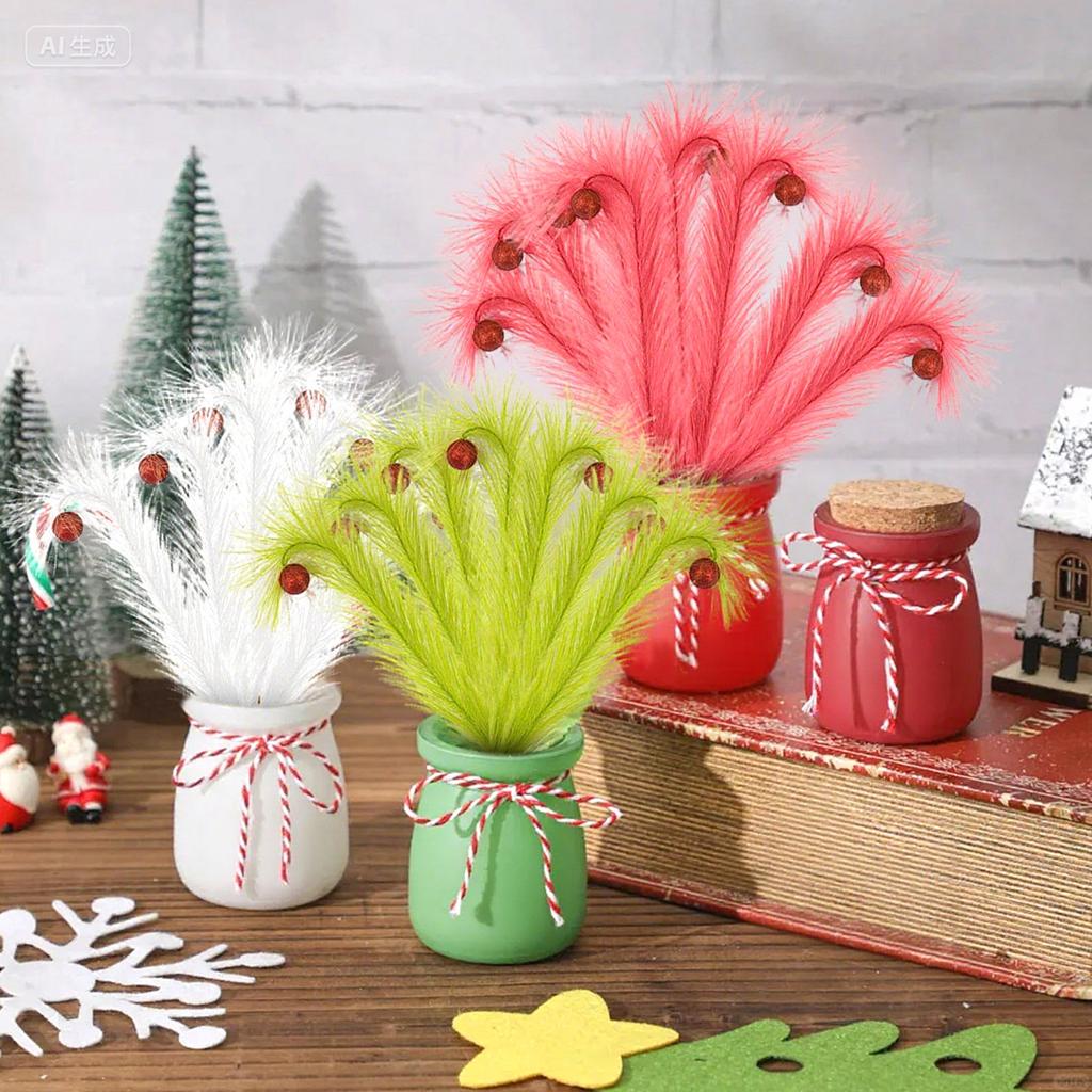 Christmas Tree Branch Decoration Christmas Tree Top Decoration Home Wreath Craft Decoration