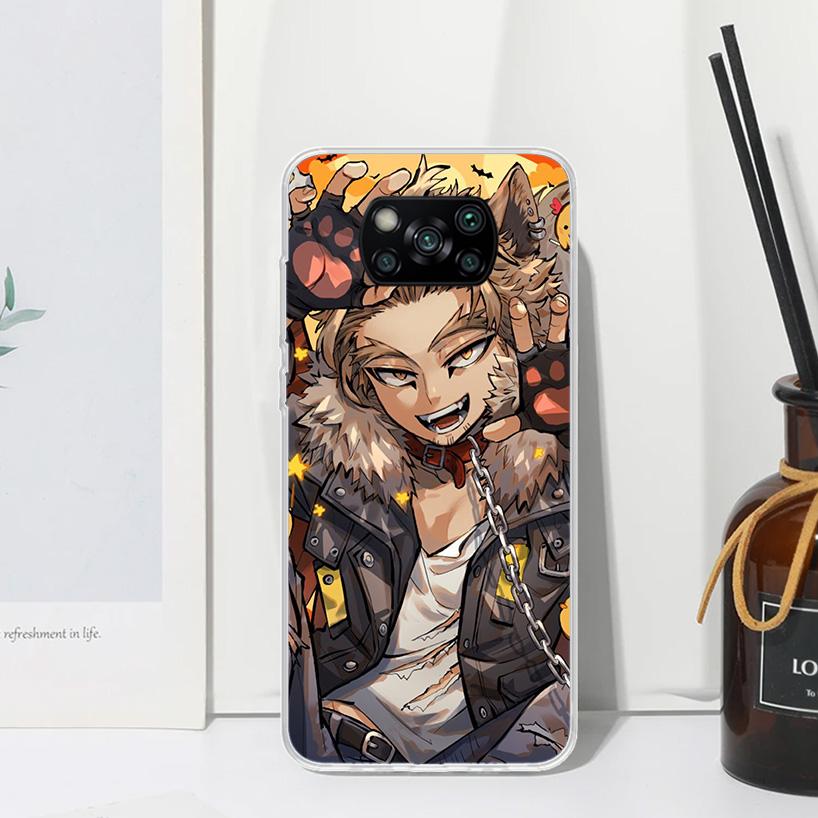 My Hero Hawks Phone Case For Xiaomi Poco X7 X6 X5 M7 M8 Pro F7 Ultra Redmi 15C 15 13C 13 12C 12 10 10C 10A Art Fundas Poco X7 X6