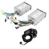 Electric Bicycle Scooter Brushless Controller Kit 36/48V 450W LCD Instrument Dual Drive Controller Kit