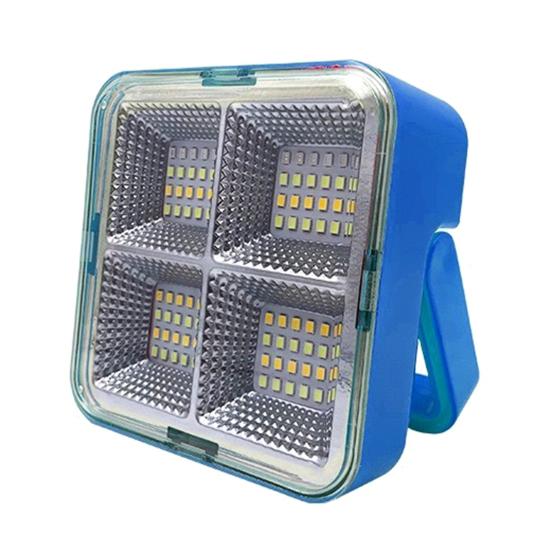 Mini Solar Camping Lamp with Stand, IP65 Waterproof Solar Type-C Rechargeable Work Light, Adjustable Outdoor Portable Emergency Light
