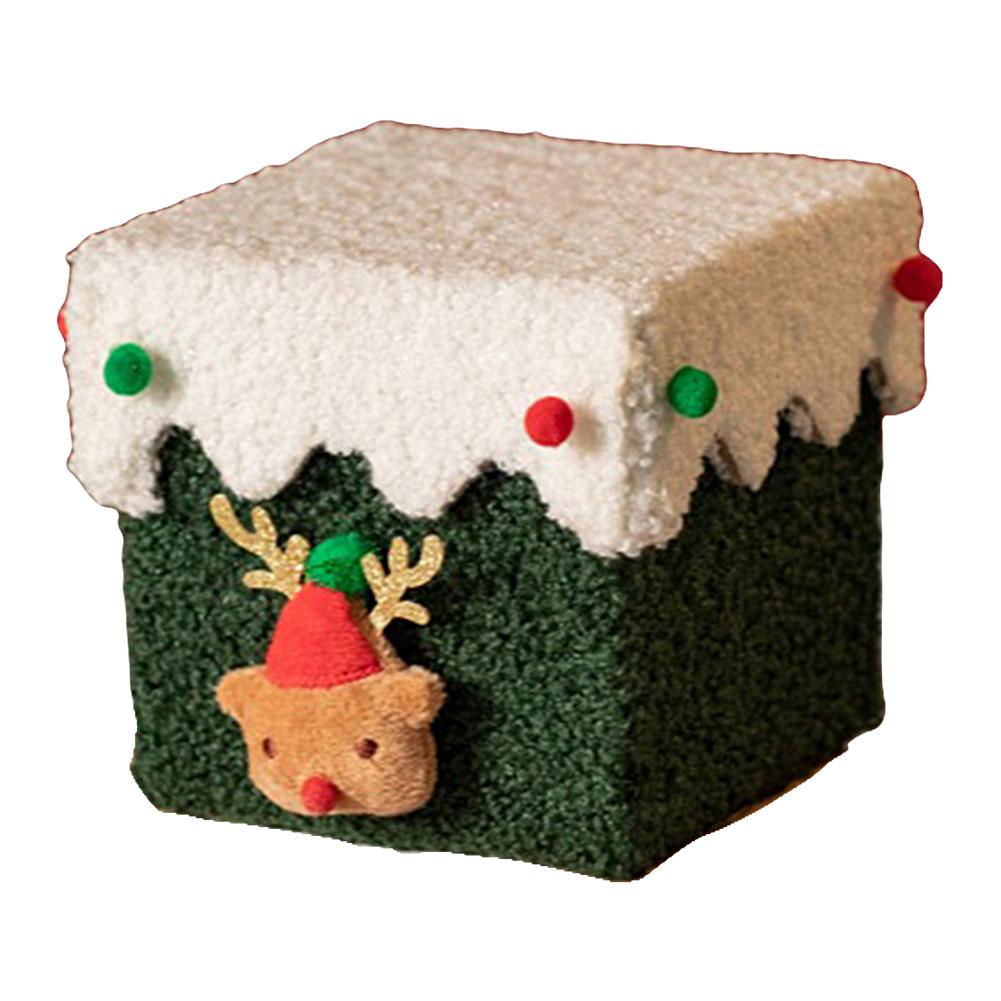 Christmas Candy Packaging Box DIY Xmas Apple Gift Box Christmas Creative Cookie Box for New Year Celebration