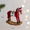Christmas Hanging Horse Figurines Decorative Realistic Horse Toys for Horses Party Favors Decor