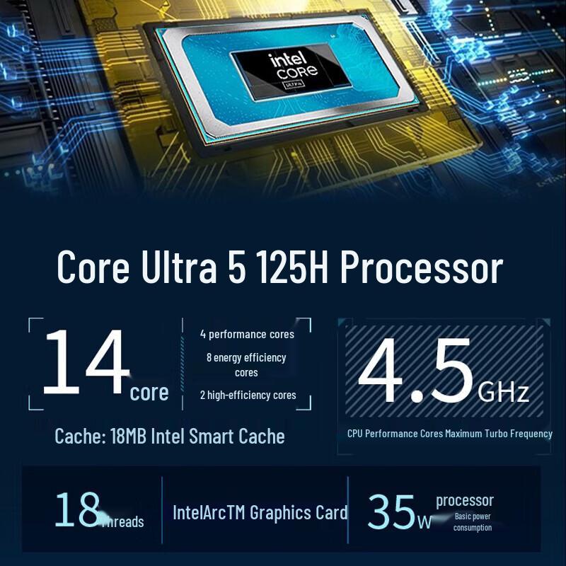 ASUS PN65 Dawn Mini PC Intel Core Ultra 5 125H (CN version)