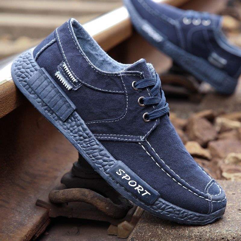 Ice Silk Cloth Shoes Men's 2025 New Summer Breathable Men's Versatile Casual Old North Cloth Shoes Korean Version of Trendy Board Shoes
