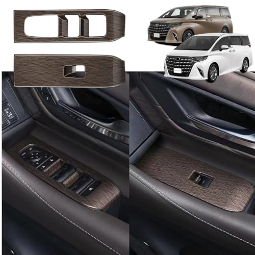 DodoxDIY New Alphard 40 Series Vellfire/Vellfire 40 Series Accessories Custom Parts Power Window Switch Panel Cover Interior Vehicle-specific Goo