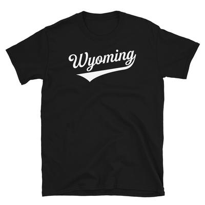 Retro State of Wyoming Equality State Cheyenne Short-Sleeve Unisex T-Shirt