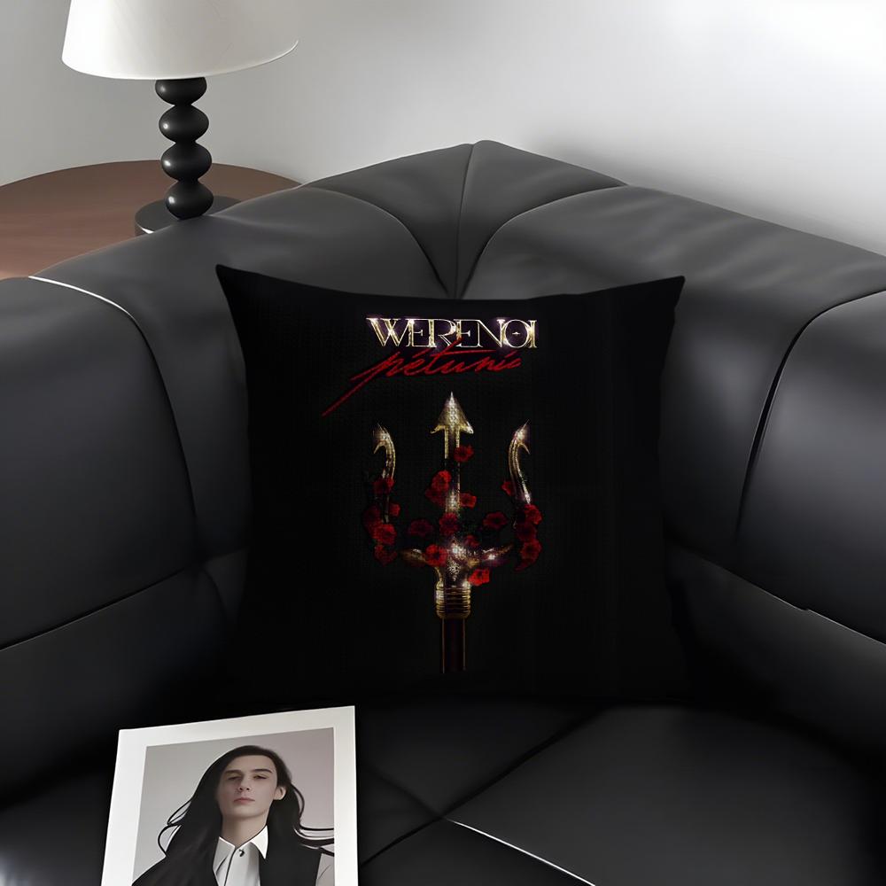 

WWerenoi Rapper Cushion Cover Natural Linen Organic Fabric DoubleSided Printing Sofa Home Decor Gift Pillow Case 30x30cm