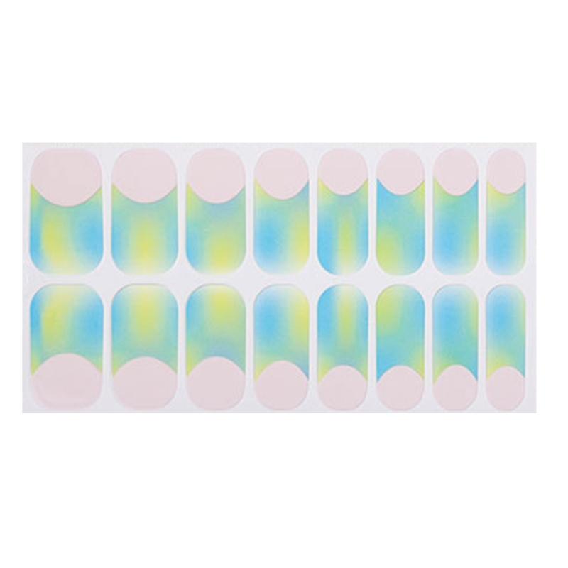 French Tip Nail Sticker Glittering Nails Polish Stickers Flowers Gels Nail Strips Nail Art Decortions Manicures Supplies