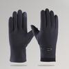 Warm Gloves for Outdoor Riding Men's Sports Warm Touch Screen Windproof Rabbit Velvet Plus Velvet Autumn and Winter Coldproof Gloves