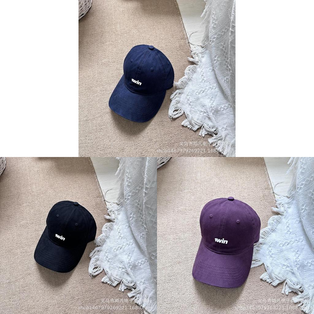 American Casual Vintage Letter Embossed Baseball Cap With Curved Brim For Women And Men