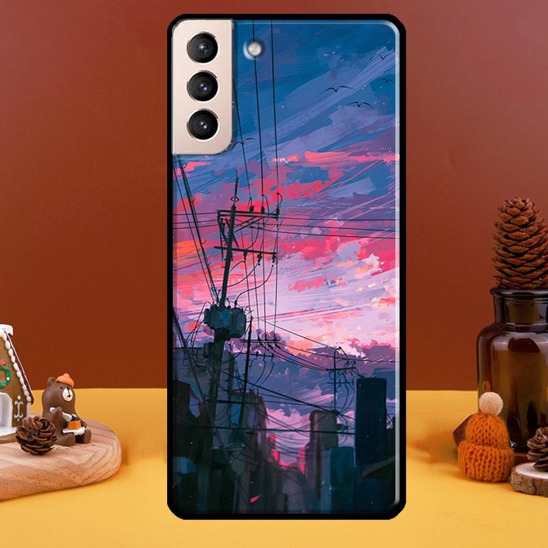 Anime Puzzle Aesthetic Phone Case For Samsung Galaxy S20 FE S21 S22 Note 20 Ultra Note 10 S8 S9 S10 Plus Cover