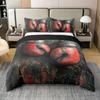 Retro Boxing Gloves Bedding Set for Men Boys Teens Adult Sports Game Single Size Duvet Cover SetGym Quilt Cover with Pillowcase