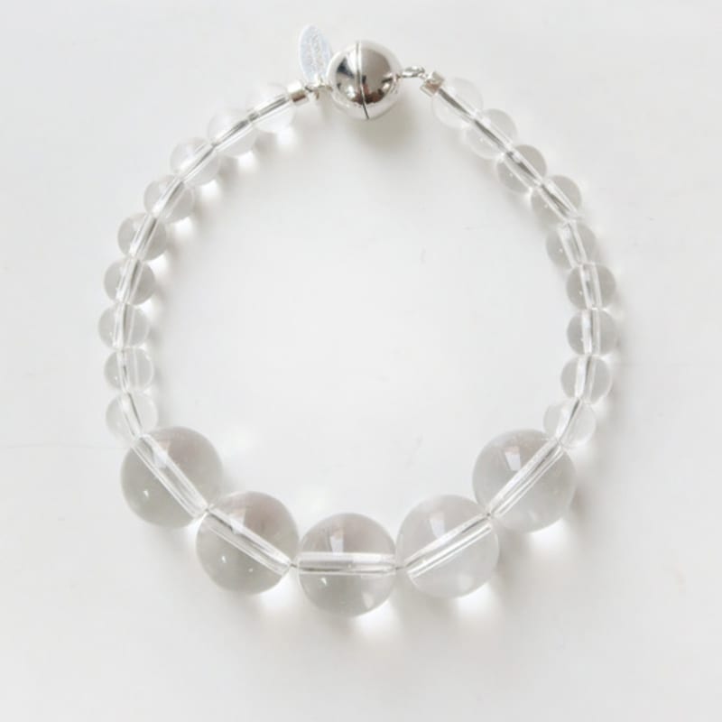 

August Harmony Bubble Gem Bracelet / Quartz Quartz