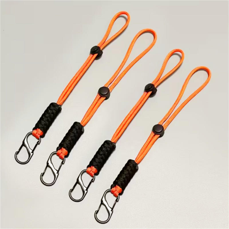 1Pcs/Pack Creative Simple Color Blocked Braided Rope Anti Lost Keychain Backpack Hanging Accessories Car Keychain Hanging Rope