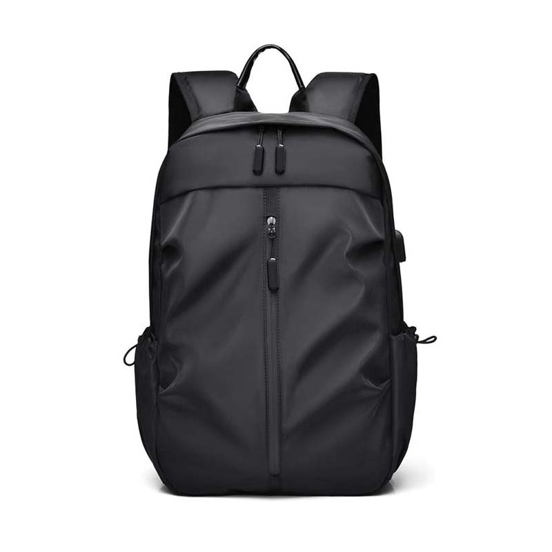 SCIONE Men's Casual Large-Capacity Backpack Lightweight Burden-reduced Waterproof Solid Color Minimalist Outdoor Leisure Sports Backpack