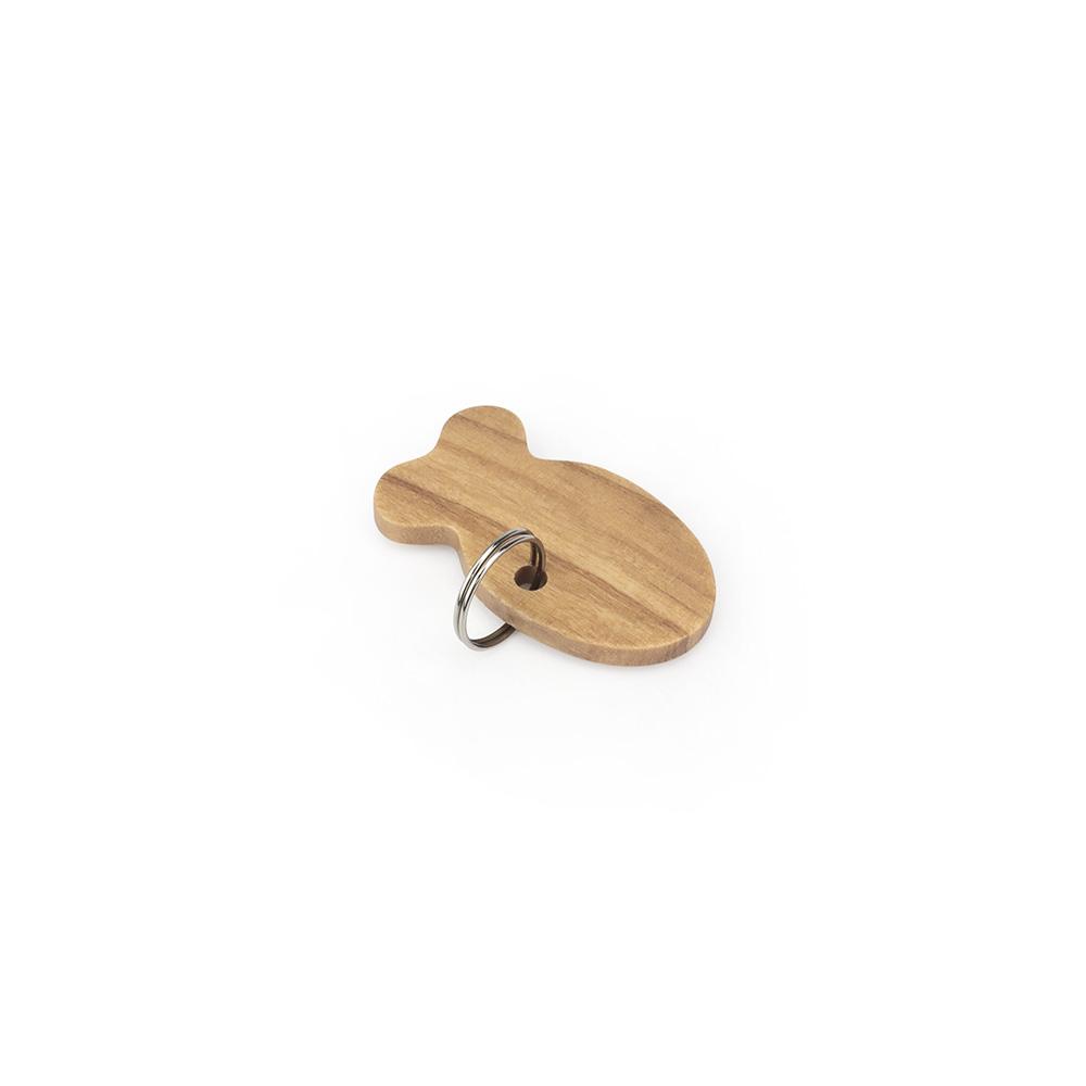 12pcs Wholesale Cat Collar Accessory Wood Dog Bone Puppy Blank Nameplate Round Tags For Dogs Keyrings