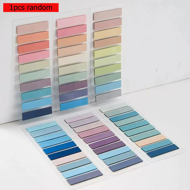 

Morandi Index Stickers Colorful Transparent Sticky Notes with Labels That Can Be Written on High Looking Paper Kawai Stationery