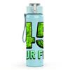 1PC 45 Four Five Bold Number Print 750ml Color Plastic Sports Water Bottle Leakproof Flip Straw Lid Suitable for Sports Office Home Use