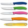Набор ножей Victorinox SwissClassic Utility Block, 6 предметов, разноцветные (6.7127.6L14)