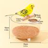 Bird Toilet Stand For Parrots Training Sett With Removable Tray Safe Substance Cage Mounting Pet Bird Accessory