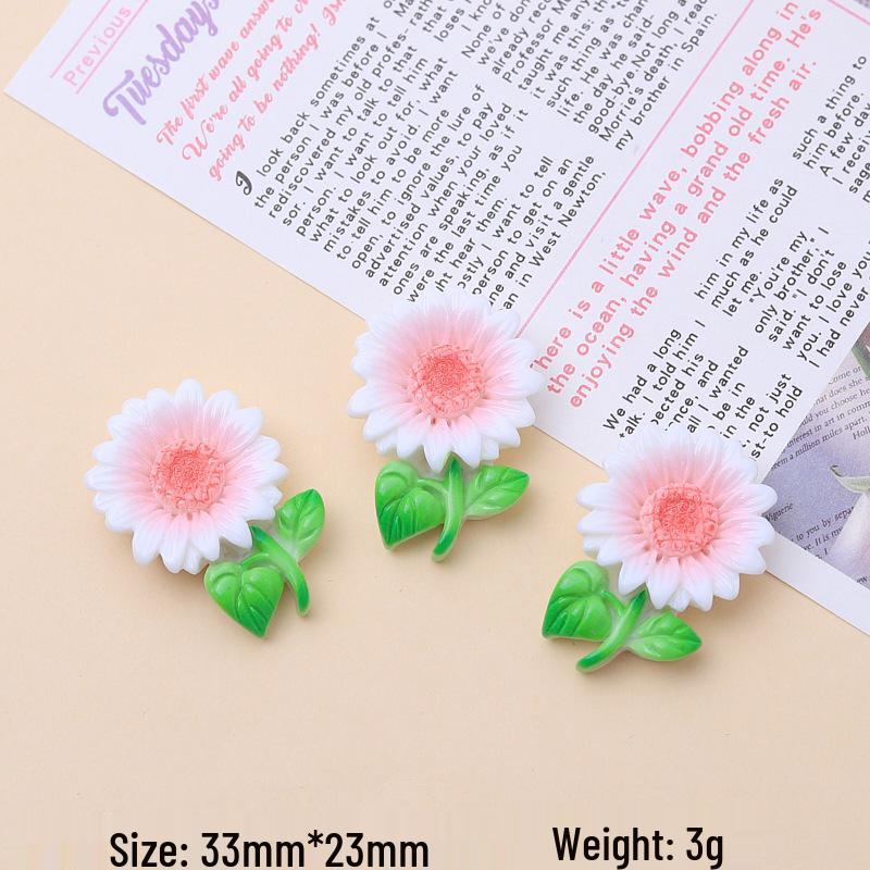 Handmade Sunflower Resin DIY Jewelry Kit