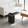 Easy Clean Trash Can Food Grade Stainless Steel Including Quiet Close Lid and Foot Pedal Operations
