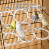 2PCS Colorful Rope Swing Toy Great for Bird Parrot Happiness Promote Climbing and Active Play Enriching Environment