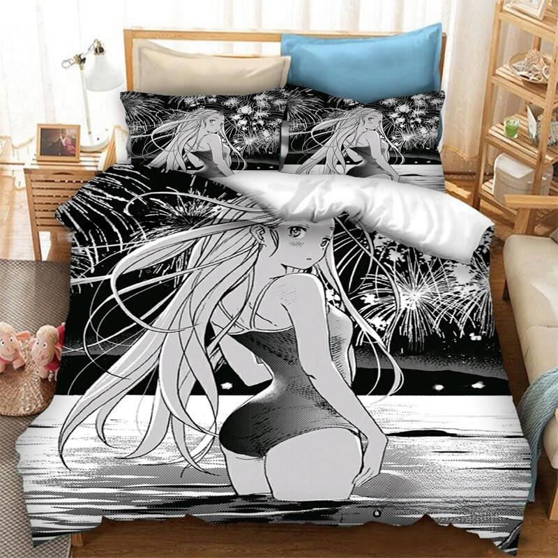 

Мода 3D Принт Аниме Летнее Время Рендеринга Постельное Белье Комплект Пододеяльники Наволочки 2/3 Предмета Одеяло Комплекты Постельного Белья Постельные Принадлежности EU Twin 135x200cm