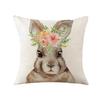Home Nordic Easter Bunny Pillow Cover Sofa Pillow Bedside Pillow Cover Linen Pillow Cover
