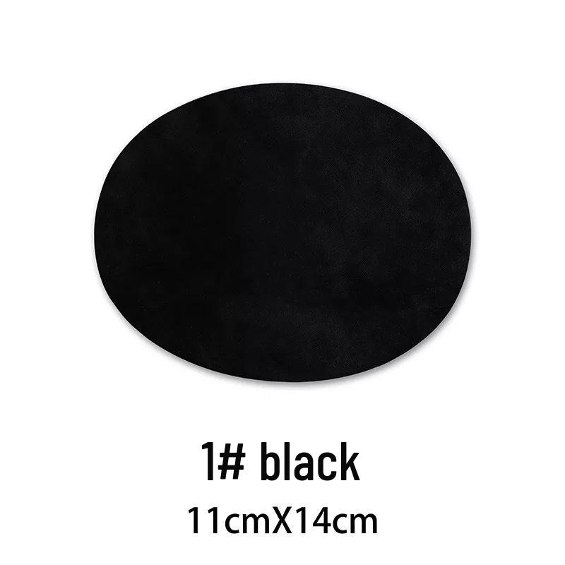 Universal Suede Oval Iron-On Elbow & Knee Patch Sticker for Jackets & Sweaters