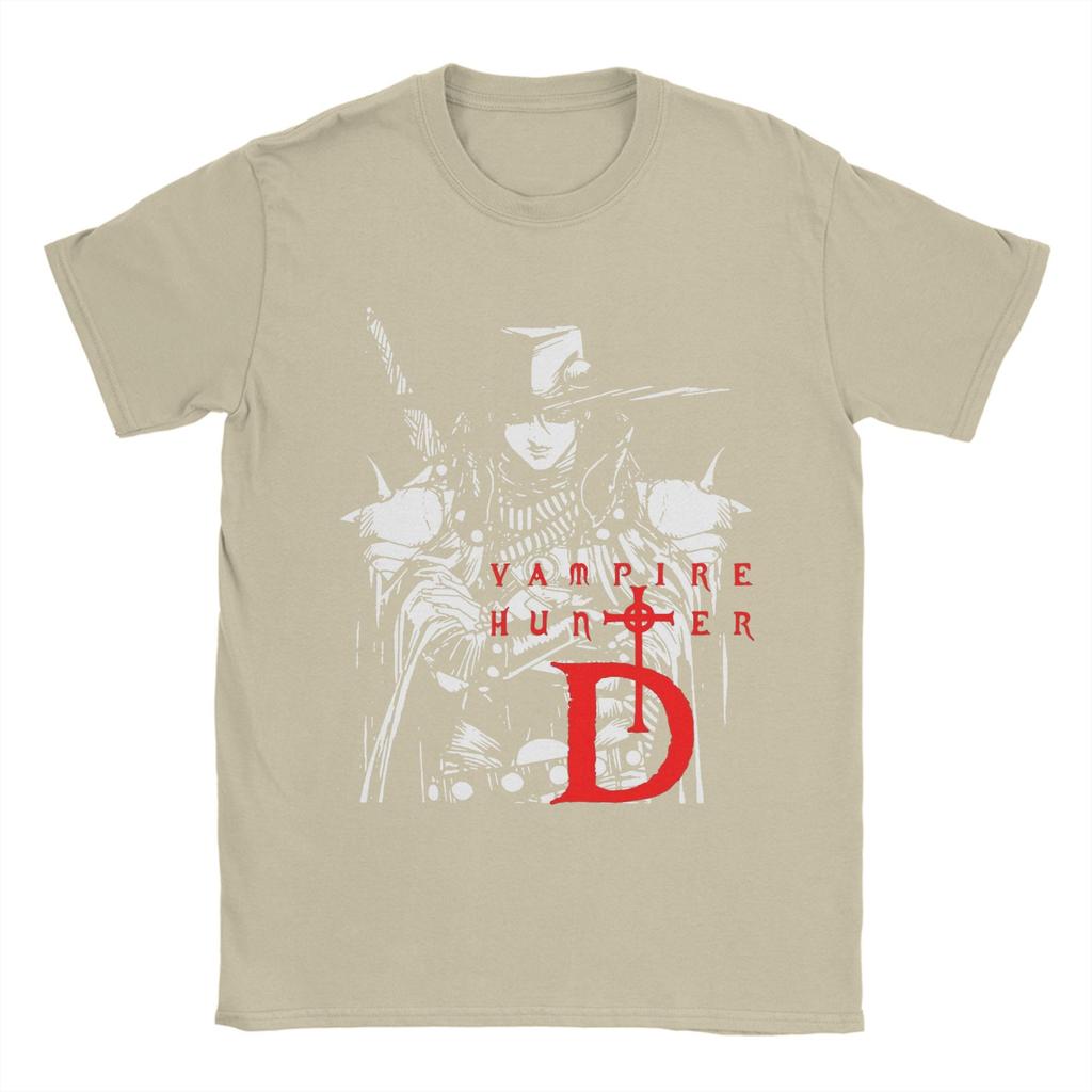Vampire Hunter D film Anime Hellsing T Shirts Men Cotton Amazing T-Shirts Crewneck Tees Short Sleeve Tops 6XL