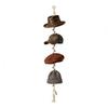 Detachable Toy Hanging Chain Cotton Materials 2M Long 20 Clips for Plush Storage Stuffed Animals Organizer