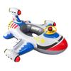 Summer Cartoon Airplane Baby Swim Ring with Handle - Anti-Rollover Design
