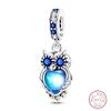 S925 Silver Bee Bear Easter Egg Guitar Jesus Saint Mary Charms Beads Fit 3mm Bracelets DIY Fine Jewelry Making