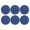 6Pcs White Woven Coasters Round Diatomite Coasters Tabletop Decor Round Coasters  Kitchen