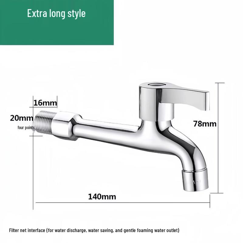 TLXT All-Copper Dual-Use Washing Machine Faucet