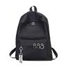 Women's Fashion Ring Decoration Shoulder Bookbags Satchel Travel Backpack