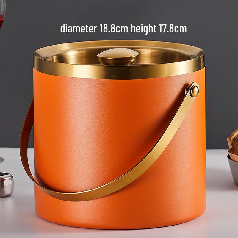 ZISIZ Double-Layer Ice Bucket