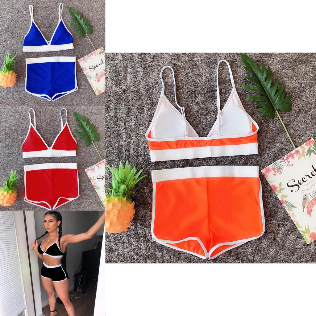 Premium Quality Summer Women's Sport Bikini Set Push-up Padded Swimsuit For Stylish Beachwear