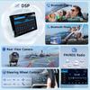 Autoradio Android Hodozzy 2DIN Touchscreen IPS Wireless Auto Doppio DIN Radio Auto Navigazione GPS Bluetooth FM Audio Auto Telecamera Posteriore 4G+128G 10 pollici