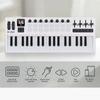 M-VAVE SMK-37 PRO 37 keys Keyboard 3 Octave Range 16 RGB Backlit Impact Pads Supports Wireless Connection to Multiple System