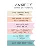 Mental Health Anxiety Relief Psychology Wall Art Canvas Painting Posters Prints Wall Picture for Clinic Therapy Office Decor