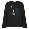 Elvis Presley Unisex Adult Blue Bars Long-Sleeved T-Shirt