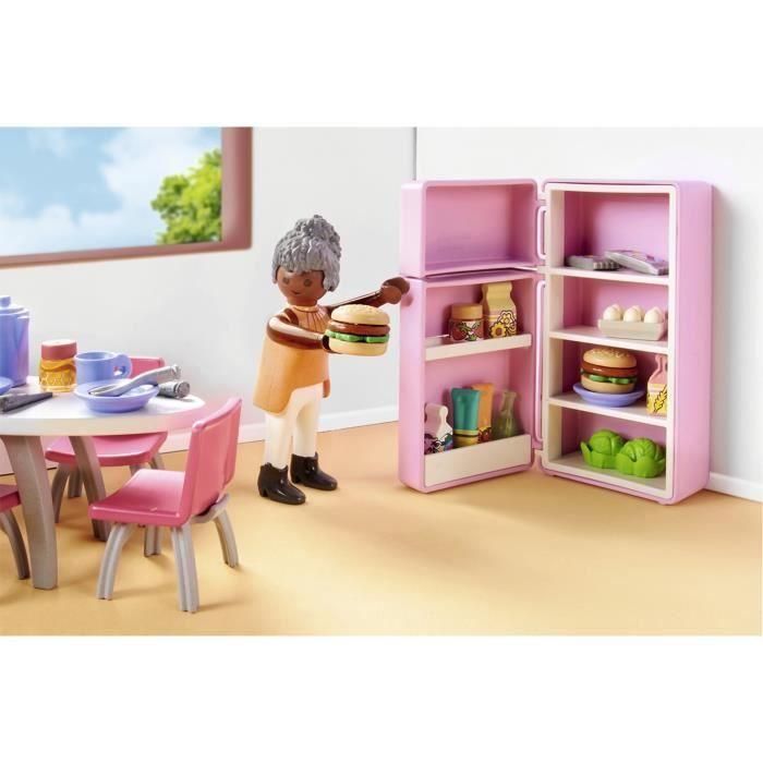 PLAYMOBIL 71608 Cuisine avec ilôt central, My life, Maison d'architecte, 105 pièces, Dès 4 ans
