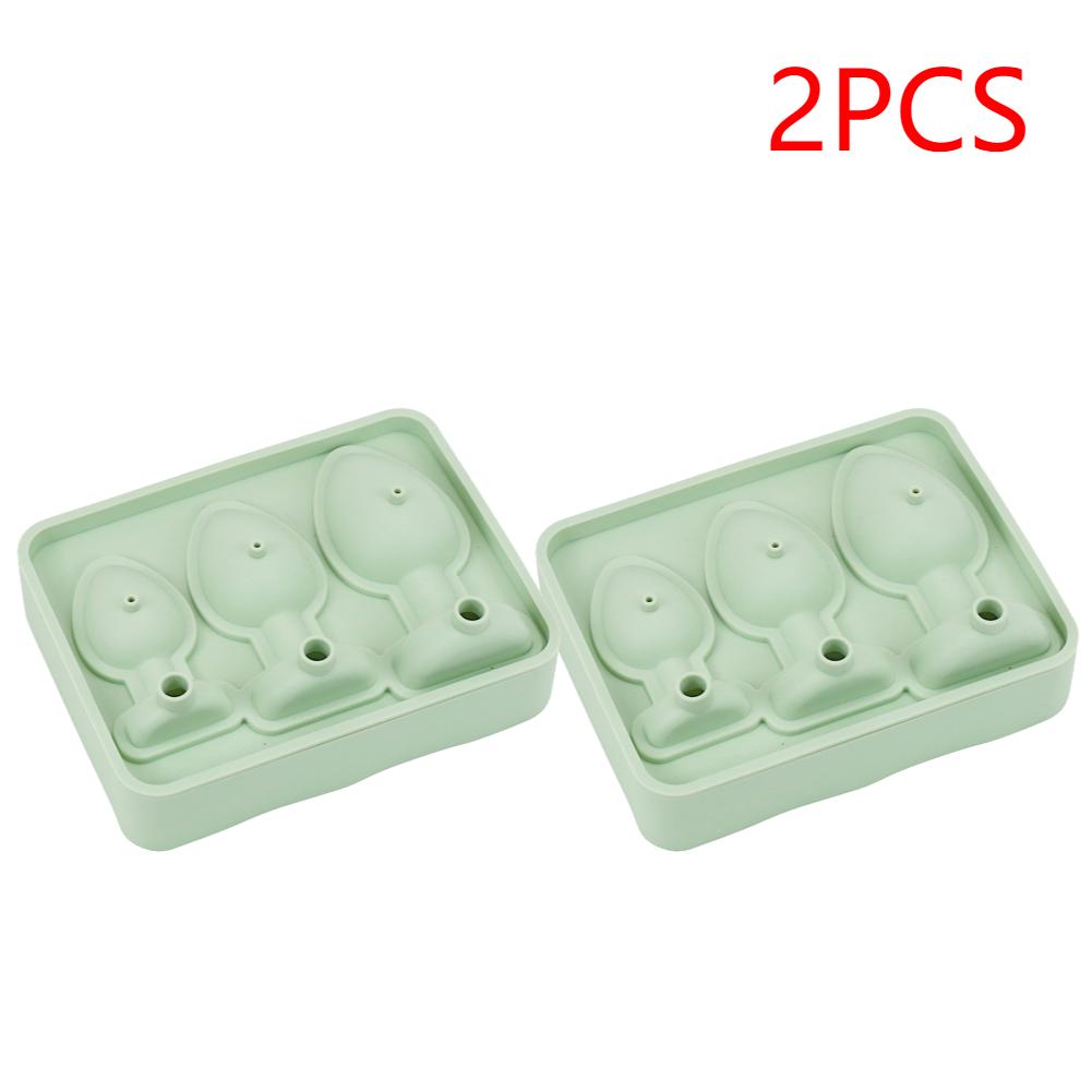 1-5 st Prank Analplugg Formad Form Silikon Återanvändbar Rolig Form Isbitsformar för Iskylning Whiskey Cocktails