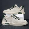 Men's Shoes Spring Leather Trendy Shoes Student Youth Sports Board Shoes Men's Casual White Shoes