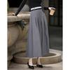 Demana Elegant A-Line Pleated Midi Skirt