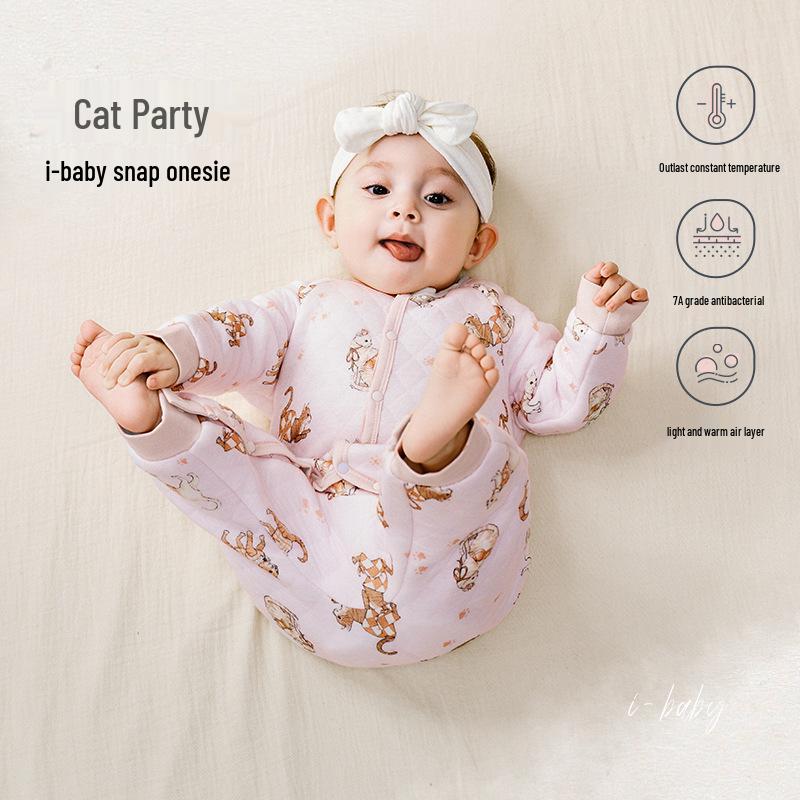Britischer Baby Stepp-Air-Layer Temperaturregulierender Einteiler für Neugeborene