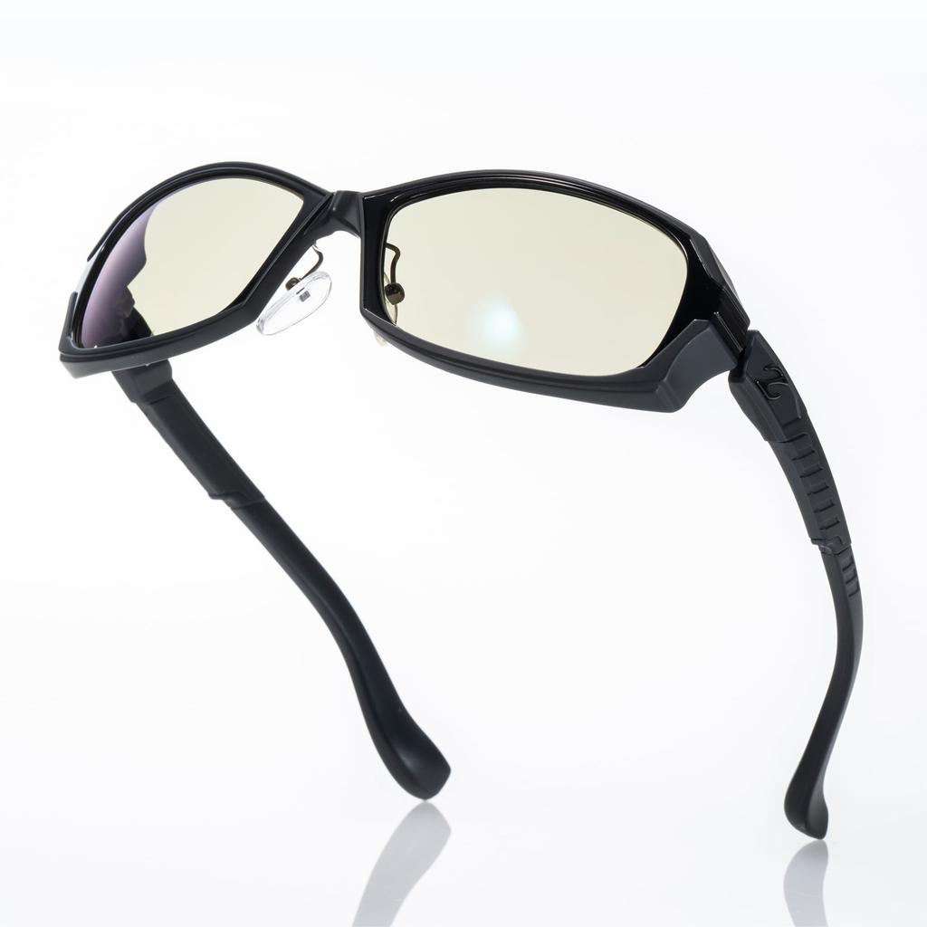 Zeque Polarized Sunglasses DD Matte Black with TRUEVIEW FOCUS and BLUE MIRROR F-2162